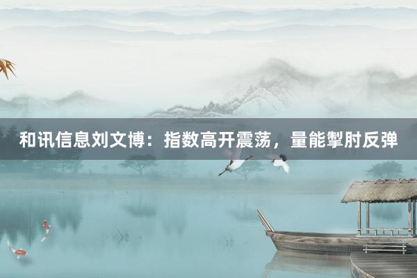 和讯信息刘文博：指数高开震荡，量能掣肘反弹