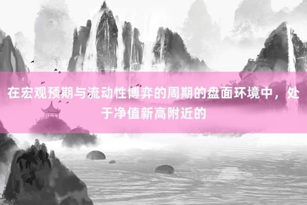 在宏观预期与流动性博弈的周期的盘面环境中，处于净值新高附近的