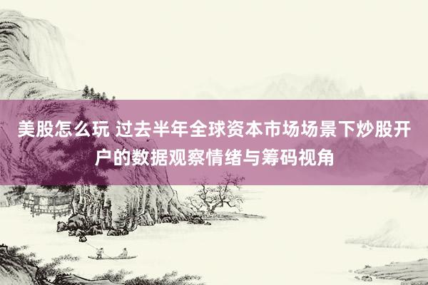 美股怎么玩 过去半年全球资本市场场景下炒股开户的数据观察情绪与筹码视角